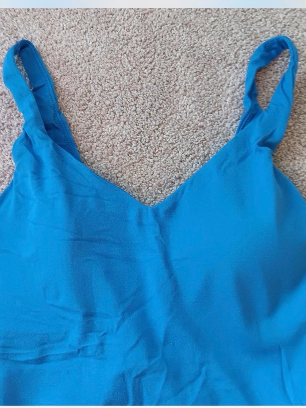 Blue Aerie sports bra, with built-in pads.
size small 
excellent condition
